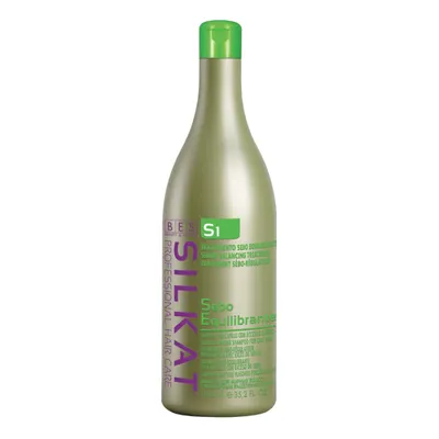 Себобалансиращ шампоан за мазна коса BES Silkat Sebo-Regulator Active Shampoo S1