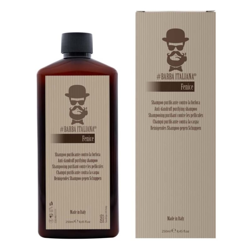 Шампоан против пърхот за мъже Barba Italiana Fenice Anti-dandruff Purifying Shampoo 250ml