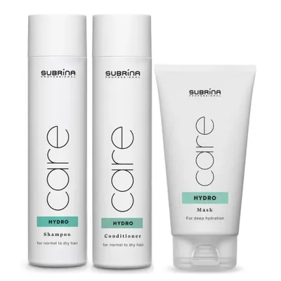 Интензивно хидратиращ сет за суха коса Subrina Professional Care Hydro Set Shampoo + Conditioner + Mask