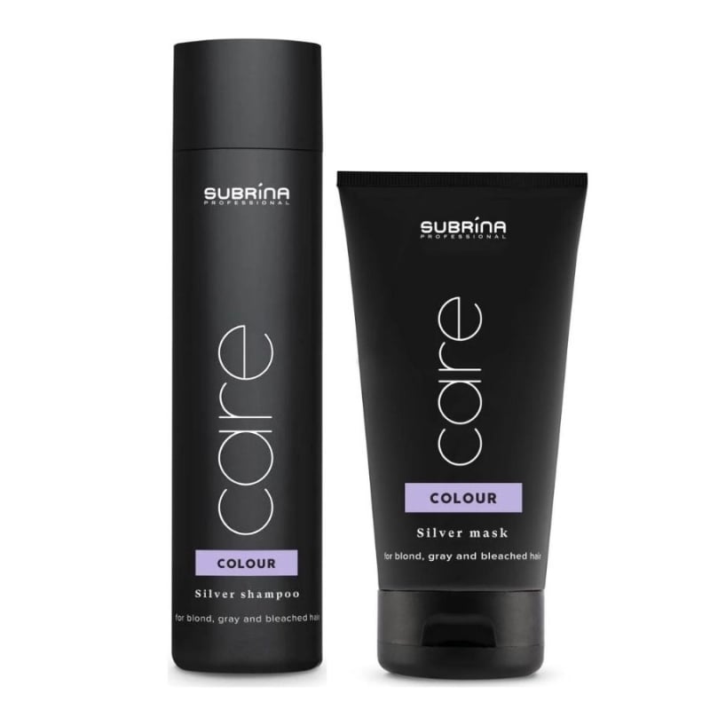 Матиращ комплект за руса коса Subrina Professional Care Colour Silver Shampoo + Mask