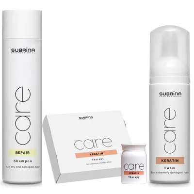 Възстановяваща кератинова терапия Subrina Professional Care Keratin Кit