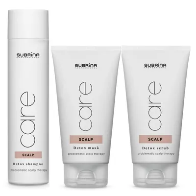 Детоксикираща терапия за проблемен скалп Subrina Professional Care Scalp Detox Set