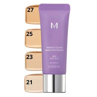 Лек серум бб крем Missha M Perfect Cover Serum BB Cream Spf 50+ 20 ml