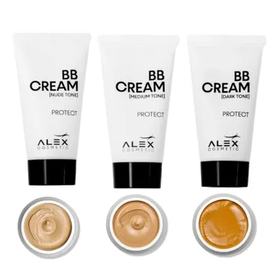 Терапевтичен ВВ крем за всеки тип кожа Alex Cosmetic Protect BB Cream 30ml (РАЗЛИЧНИ НЮАНСИ)