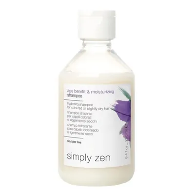 Хидратиращ шампоан за боядисана и леко суха коса Simply Zen Age Benefit & Moisturizing Shampoo 250ml