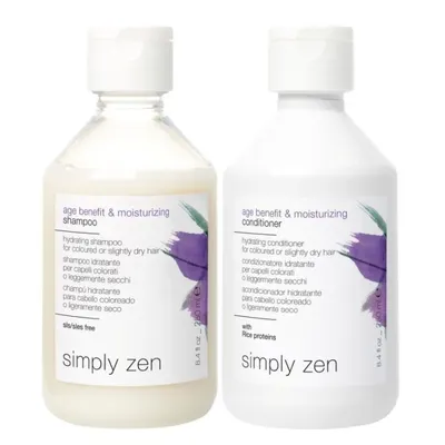 Хидратиращ сет леко суха коса Simply Zen Age Benefit & Moisturizing Duo