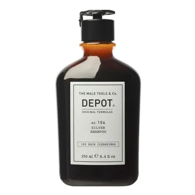 Анти-жълт шампоан за мъже Depot No. 104 Silver Shampoo 250ml