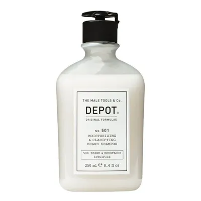 Овлажняващ и пречистващ шампоан за брада Depot NO. 501 Moisturizing & Clarifying Beard Shampoo 250ml
