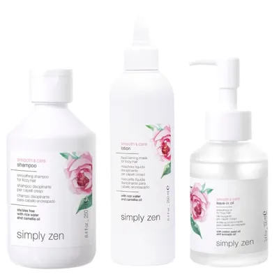Заглаждащ и подхранващ сет за коса Simply Zen Smooth & Care Hair Kit