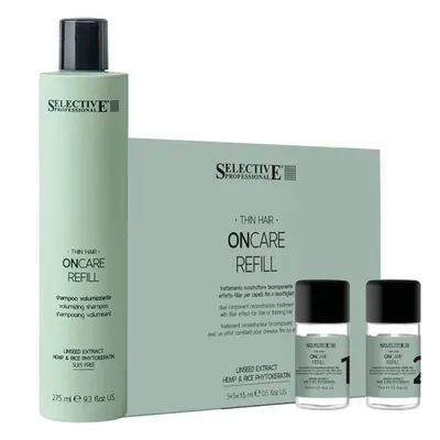Сет за обем и плътност Selective ОnCare Refill Treatment Duo Set