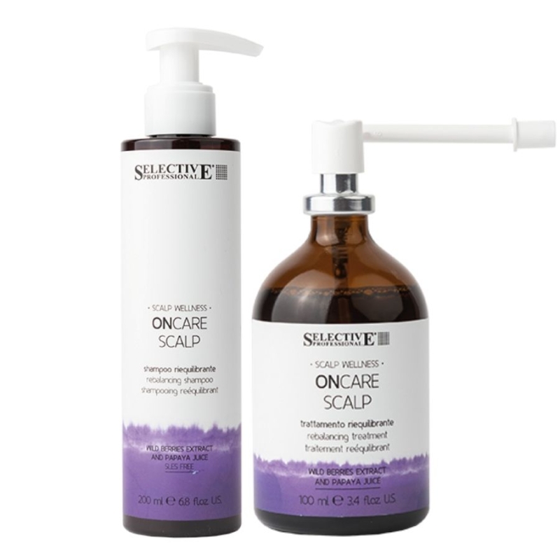 Ребалансиращ комплект за мазна коса Selective ONCARE SCALP Rebalancing Treatment Set