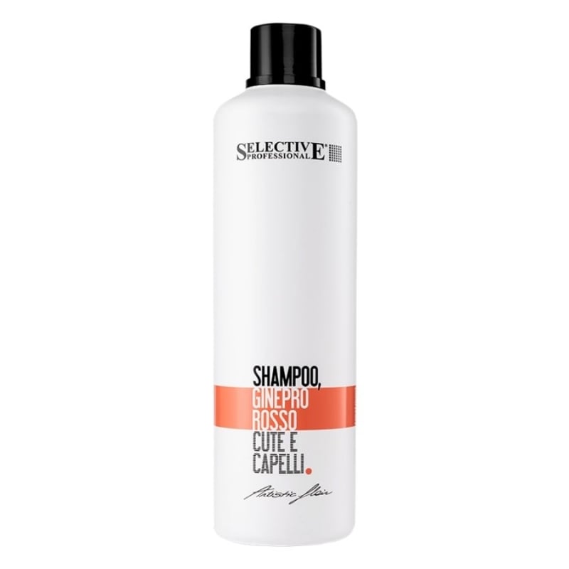 Бивалентен шампоан за мазни корени и сухи краища Selective Artistic Flair Red Juniper Shampoo 1000ml