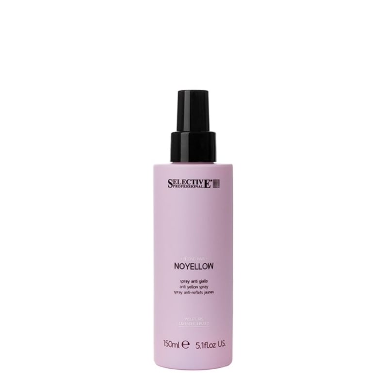 Анти-жълт спрей за руси, обезцветени и бели коси Selective No Yellow Anti Yellow Spray 150ml