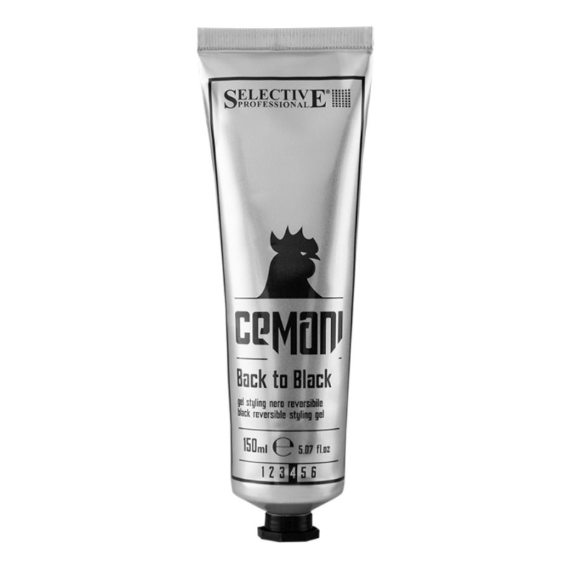 Черен гел за коса Selective Cemani Back to black 100ml