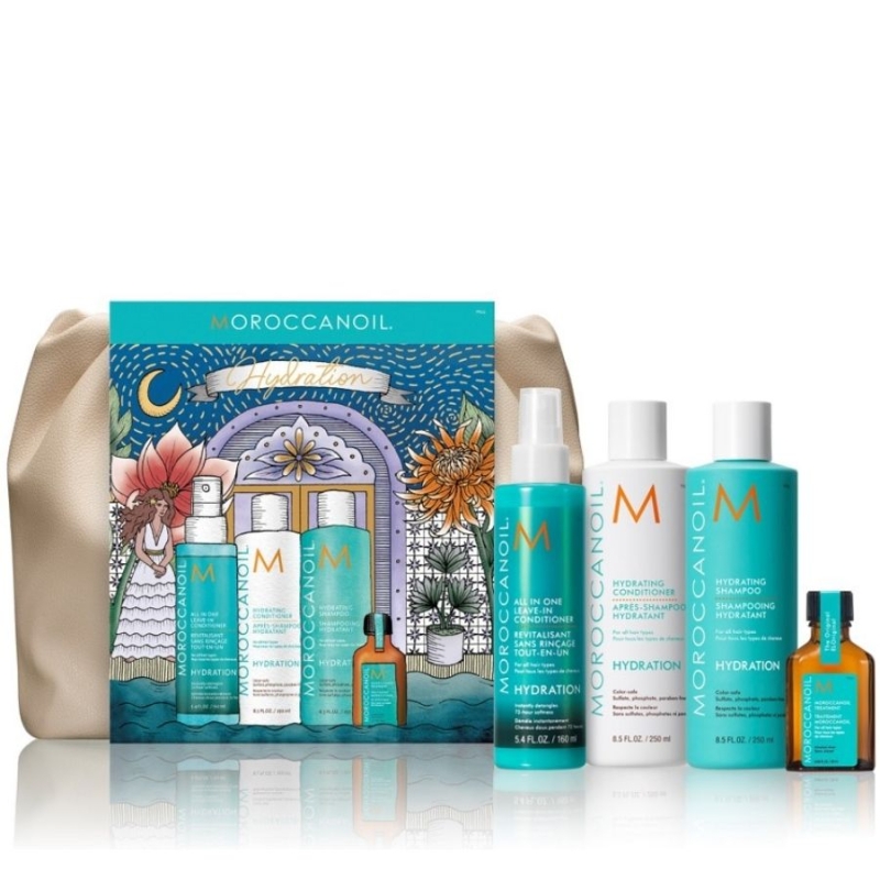 Хидратиращ подаръчен комплект за суха коса Moroccanoil Hydration Holiday Set