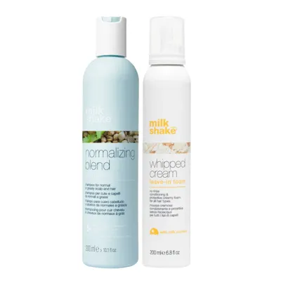 Комплект за мазна коса и сухи краища Milkshake Normalizing Duo Set