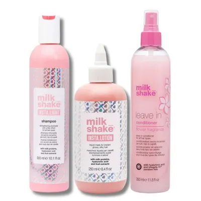 Комплект за огледален блясък и хидратация Milkshake Insta.Light Sеt