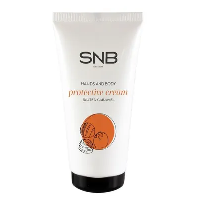 Предпазващ крем за ръце и тяло с аромат на солен карамел SNB Protective Cream Salted Caramel for Hands & Body