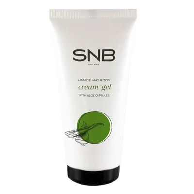 Крем-гел за ръце и тяло със сфери Алое Вера SNB Aloe Vera Cream Gel Hands & Body