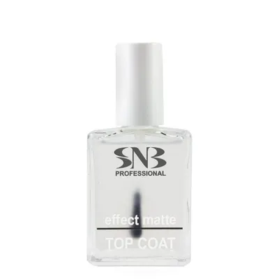 Матов топ лак SNB Effect Matte Top Coat 15ml