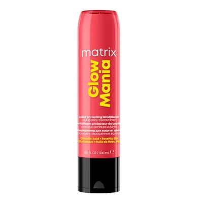 Балсам за за дълготраен блясък с гликолова киселина и масло от шипка Matrix Glow Mania Color Protecting Conditioner​ 300 ml