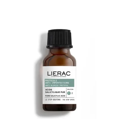 Двуфазен концентрет против петна Lierac Protocols Anti-Blemish Protocol The Stop Spots 15 ml
