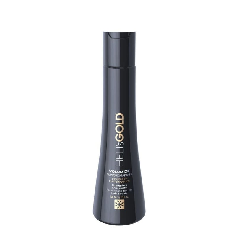 Уплтътняващ шампоан за обем за фина и изтъняла коса Heli's Gold Volume Shampoo 100 ml