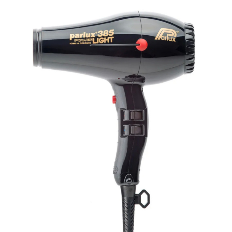Лек и мощен професионален сешоар Parlux 385 Powerlight® Black