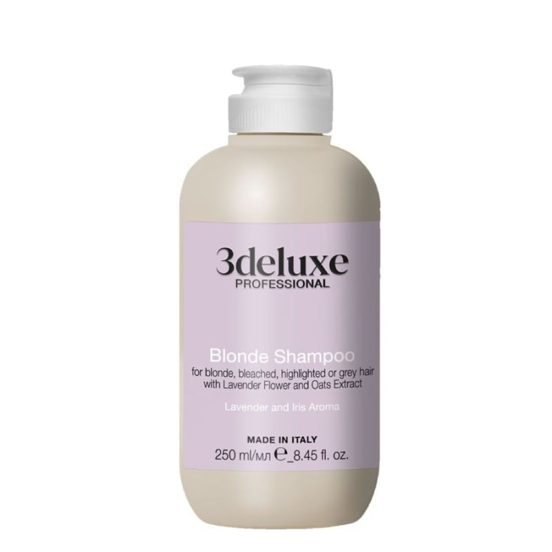 Нежен шампоан за руса коса 3deluxe Professional Blonde Shampoo 250ml