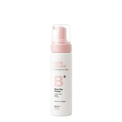 Заглаждащ мус за сешоар с термозащита Milkshake Lifestyling Blow Dry Primer 200ml