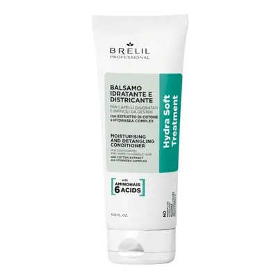 Овлажняващ балсам за дълбоко хидратиране с екстракт от памук Brelil Hydra Soft Moisturizing Conditioner 220ml