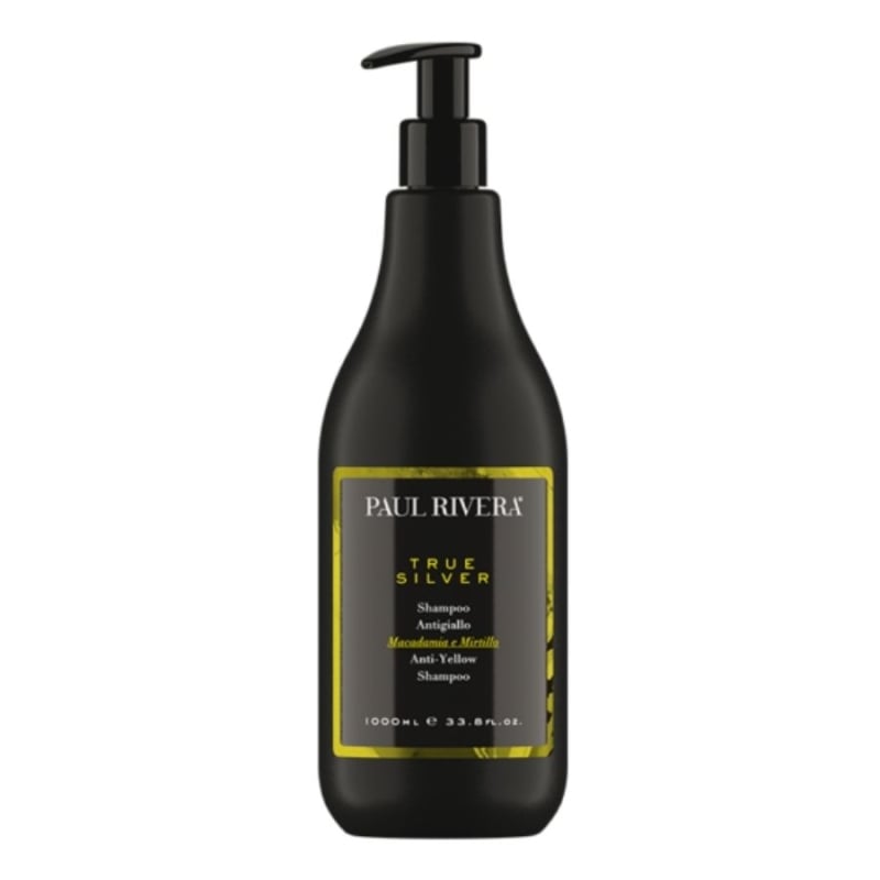 Матиращ шампоан против жълти оттенъци Paul Rivera True Silver Anti-Yellow Shampoo 1000ml