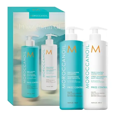 Изглаждащ анти-фриз комплект за коса Moroccanoil Frizz Control Holiday Duo Set