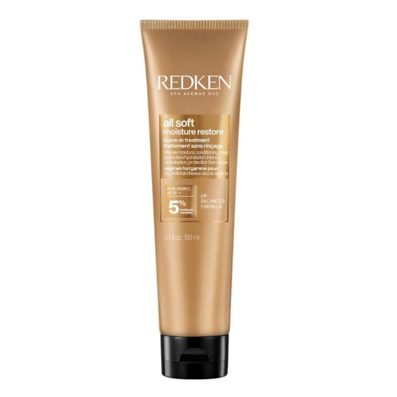 Интензивна грижа без отмиване за суха и безжизнена коса Redken All Soft Moisture Restore Leave-in Treatment 150ml