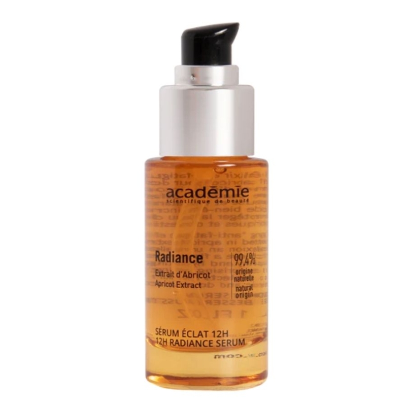 Озаряващ Серум за Лице с Кайсия и Хиалуронова Киселина Académie 12h Radiance Serum 30 ml