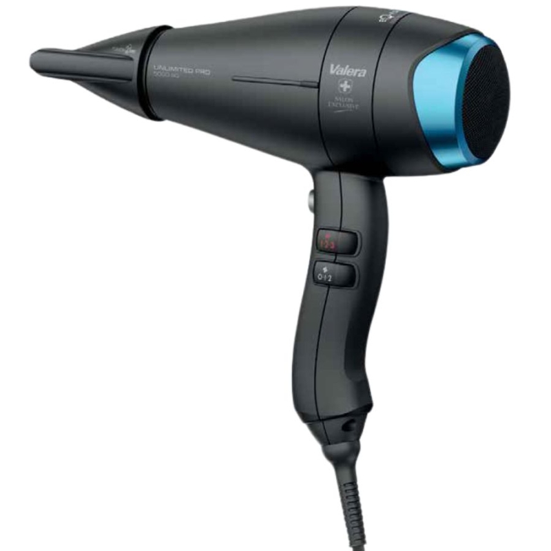 Професионален сешоар с йонен генератор Valera UNLIMITED PRO 5000 Black Hairdryer