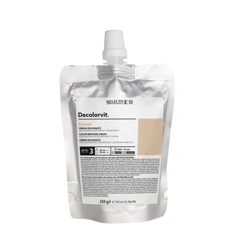Обезцветяващ продукт за премахване на директни пигменти и бои Selective Decolorvit Eraser 250g