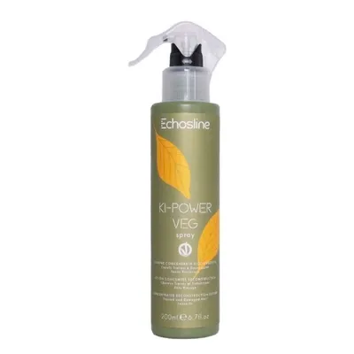 Интензивен реконструктор за увредена коса Echosline Ki-Power Veg Spray 200 ml