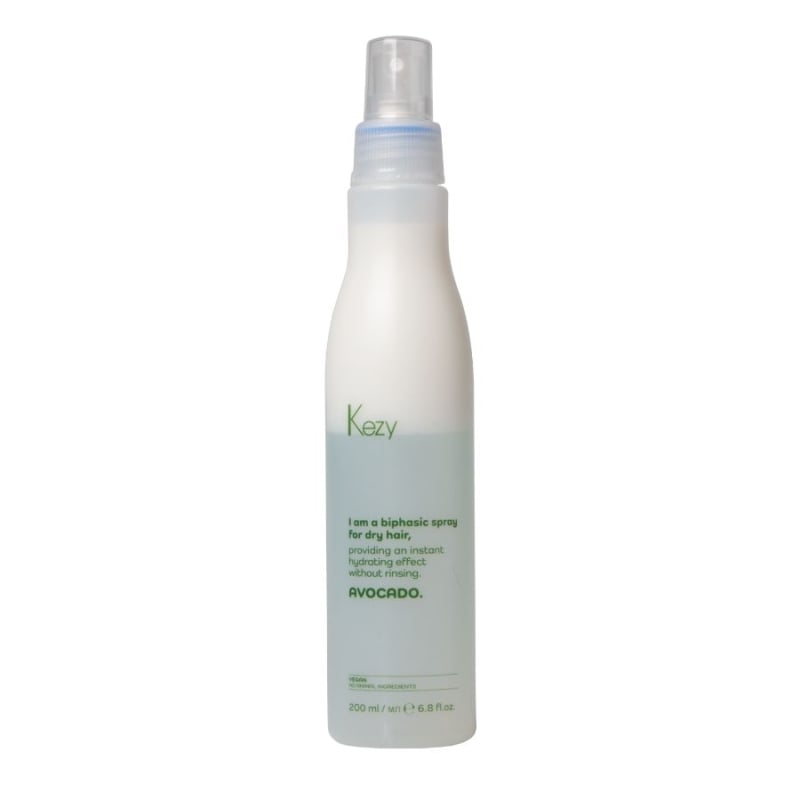 Двуфазен спрей за суха и дехидратирана коса Kezy Avocado Biphasic Spray For dehydrated, dry, and very dry hair 200 ml
