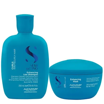 Сет за къдрави коси Alfaparf SDL Curls Enchancing Low Shampoo + Mask