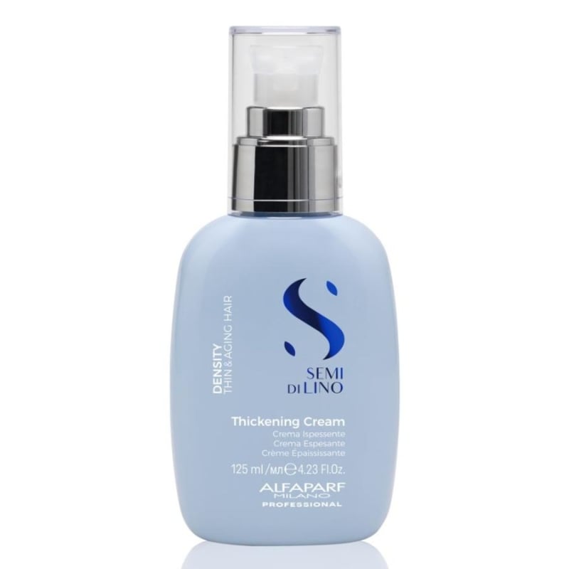 Уплътняващ крем без изплакване за тънка коса Alfaparf Semi di Lino Density Thickening Leave-In Cream 125ml