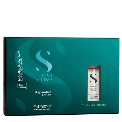 Възстановяващи ампули за коса Alfaparf Semi Di Lino Reconstruction Reparative Lotion 6X13ml