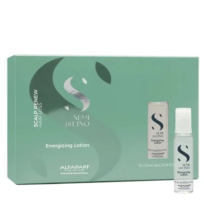Ампули против косопад ALFAPARF Semi Di Lino Scalp Care Energizing Hair Loss Lotion 12x10ml