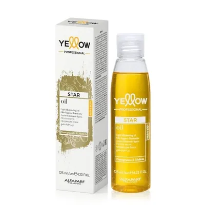 Леко озаряващо олио за блясък с вербаскум, нар и арганово масло – Yellow Professional Star Oil 125 ml