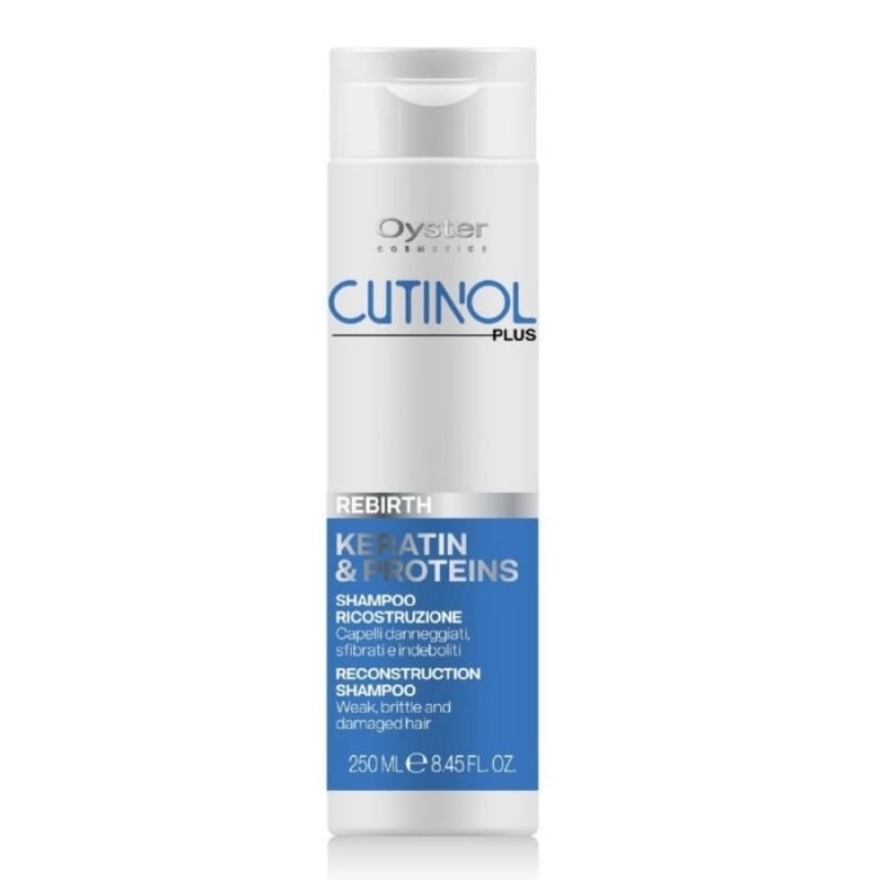 Възстановяващ шампоан с кератин и протеини за увредена коса Oyster Professional Cutinol Rebirth Shampoo