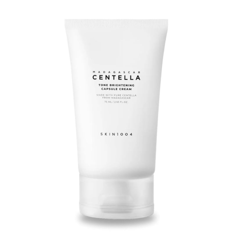 Изсветляващ крем с ниацинамид и центела за неравномерен тен SKIN1004 Tone Brightening Capsule Cream 50 ml