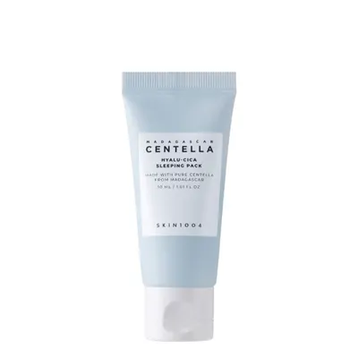 Нощна маска с хиалуронова киселина и мелатонин SKIN1004 Hyalu-Cica Sleeping Pack 30 ml