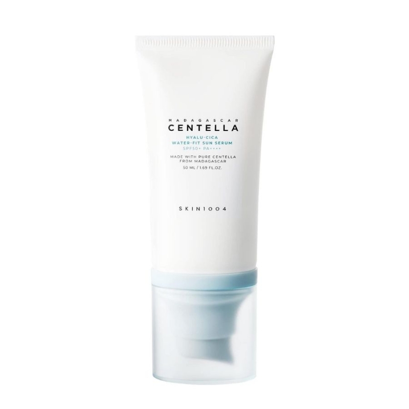 Слънцезащитен серум с центела и хиалуронова киселина SKIN1004 Hyalu-Cica Water-Fit Sun Serum SPF50+ PA++++ 50 ml