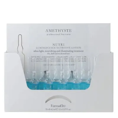 Интензивно възстановяващи ампули за увредена коса Farmavita Amethyste Nutri Ultra-Light Nourishing Lotion 12 x 8 ml