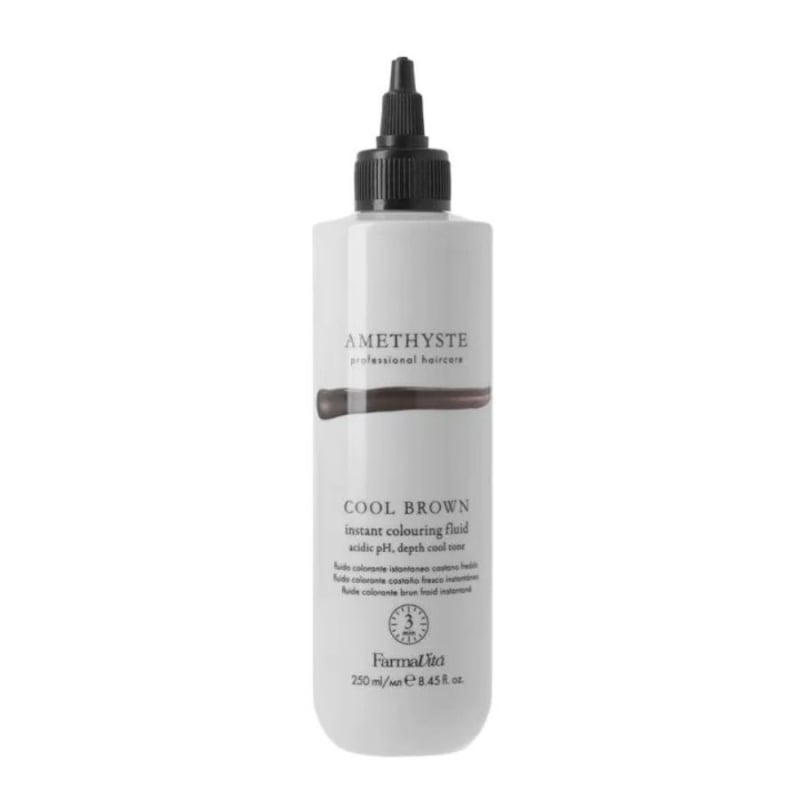 Оцветяващ флуид за коса Farmavita Amethyste Instant Colouring Fluid Cool Brown 250 ml
